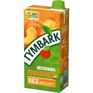 NAPÓJ TYMBARK POMARAŃCZA-BRZOSKWINIA 1L