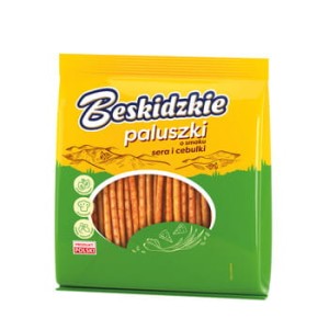 PALUSZKI BESKIDZKIE O SMAKU SEROWO-CEBULOWYM  180G