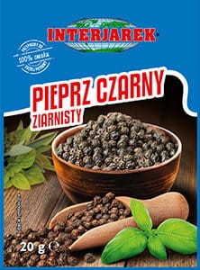 INTERJAREK PIEPRZ CZARNY ZIARNISTY 20G