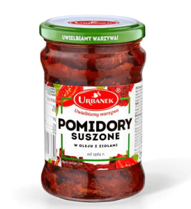 POMIDORY SUSZONE W OLEJU Z ZIOŁAMI 270G URBANEK