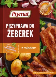 PRYMAT PRZYPRAWA DO ŻEBEREK Z MIODEM 20G
