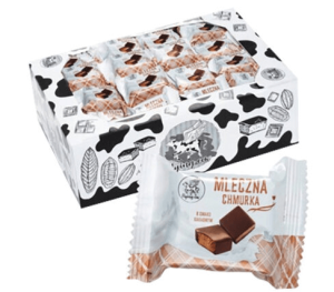 MLECZNA CHMURKA KAKAOWA W POLEWIE 1KG ABK 