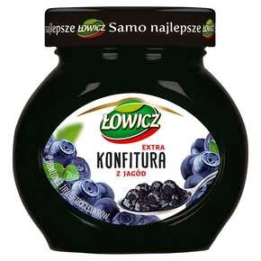 ŁOWICZ KONFITURA JAGODOWA 240G