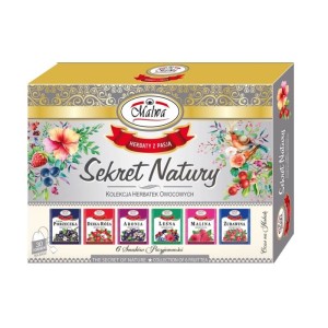MALWA SEKRET NATURY ZESTAW HERBAT OWOCOWYCH 30SZT