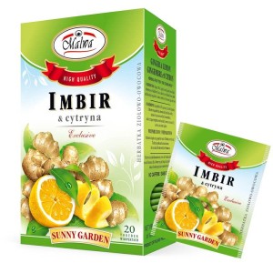 MALWA HERBATA OWOCOWA IMBIR Z CYTRYNĄ 20X2G