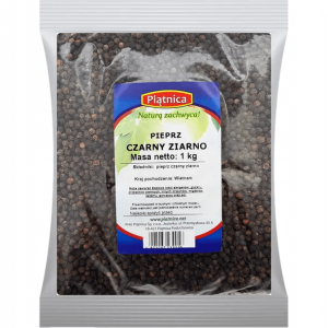 PIEPRZ CZARNY ZIARNISTY 1KG PIĄTNICA