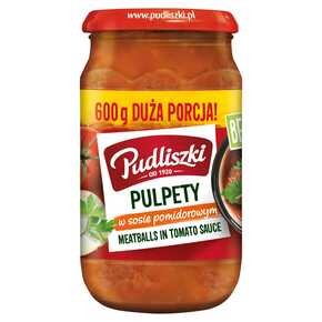 PUDLISZKI PULPETY W SOSIE POMIDOROWYM 600G
