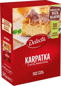 DELECTA CIASTO KARPATKA + KREM 375G