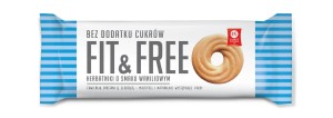 HERBATNIKI BEZ CUKRU FIT & FREE WANILIOWE 120G CUKRY NYSKIE