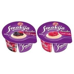 DESER KASZKA SMAKIJA 130G ZOTT OWOCE LEŚNE/MALINA