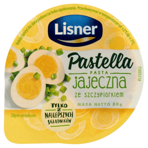 LISNER PASTELLA JAJECZNA ZE SZCZYPIORKIEM 80G