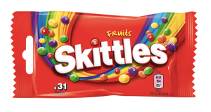 SKITTLES FRUITS 38 G CZERWONE