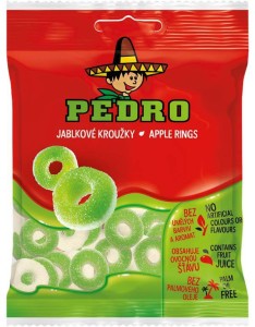 ŻELKI PEDRO 80G APPLE RINGS