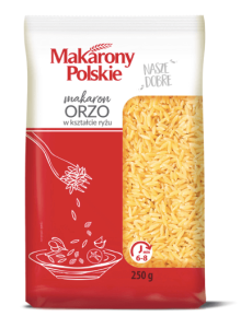 MAKARON W KSZTAŁCIE RYŻU ORZO 250G MAKARONY POLSKIE