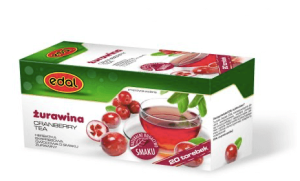 EDAL HERBATA EXPRESOWA ŻURAWINOWA 20 TOREBEK  