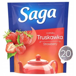 SAGA HERBATA EX. TRUSKAWKA 20 TOREBEK