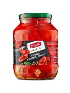 PAPRYKA KONSERWOWA ĆWIARTKI 1700ML MOSSO