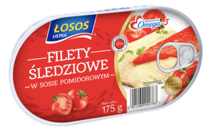 FILET ŚLEDZIOWY W SOSIE POMIDOROWYM 170G ŁOSOŚ