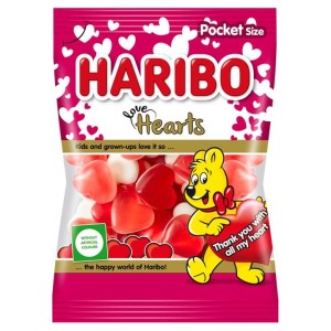ŻELKI HARIBO 80G HEARTS LOVE