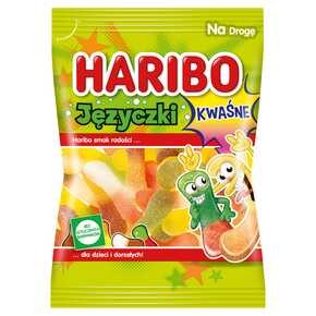 ŻELKI HARIBO 85G KWAŚNE JĘZYCZKI