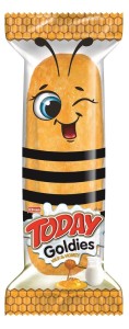 TODAY GOLDIES CIASTKA BISZKOPTOWE Z NADZIENIEM MLECZNO-MIODOWYM 45G ELVAN