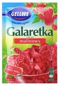 GELLWE GALARETKA MALINOWA 72G