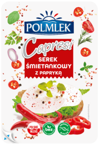 SEREK CAPRESI PLASTRY 150G PAPRYKOWY