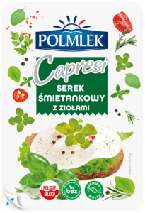 SEREK CAPRESI PLASTRY 150G Z ZIOŁAMI