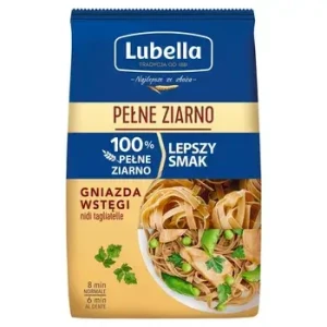 LUBELLA PEŁNE ZIARNO MAKARON GNIAZDA WSTĄŻKI 400G