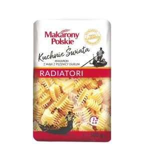 MAKARONY POLSKIE MAKARON DURUM RADIATORI 500G