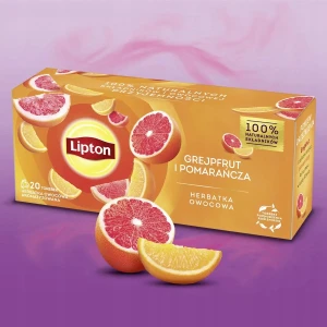 LIPTON HERBATA EX GREJPFRUT POMARAŃCZA 20TB