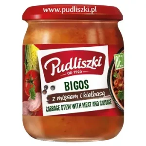 PUDLISZKI BIGOS Z MIĘSEM I KIEŁBASĄ 500G