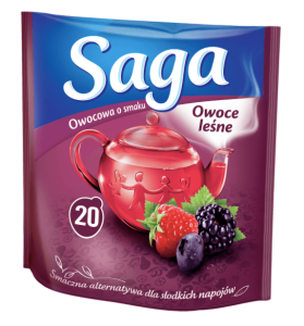 SAGA HERBATA EX. OWOCE LEŚNE 20 TOREBEK